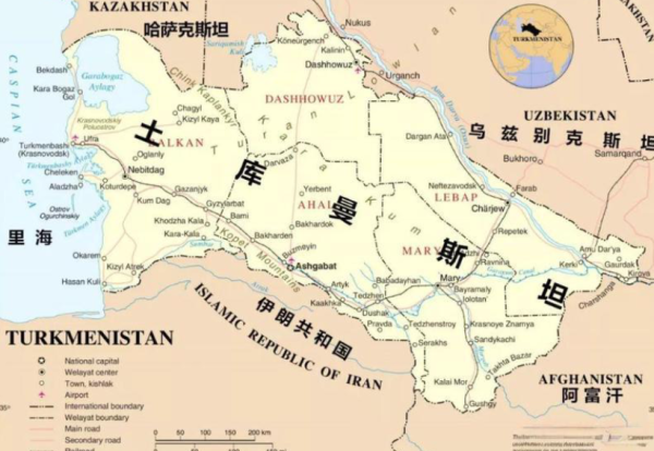 91微操盘 土库曼斯坦首都距离伊朗仅30公里，为啥定都边境附近？原因简单！